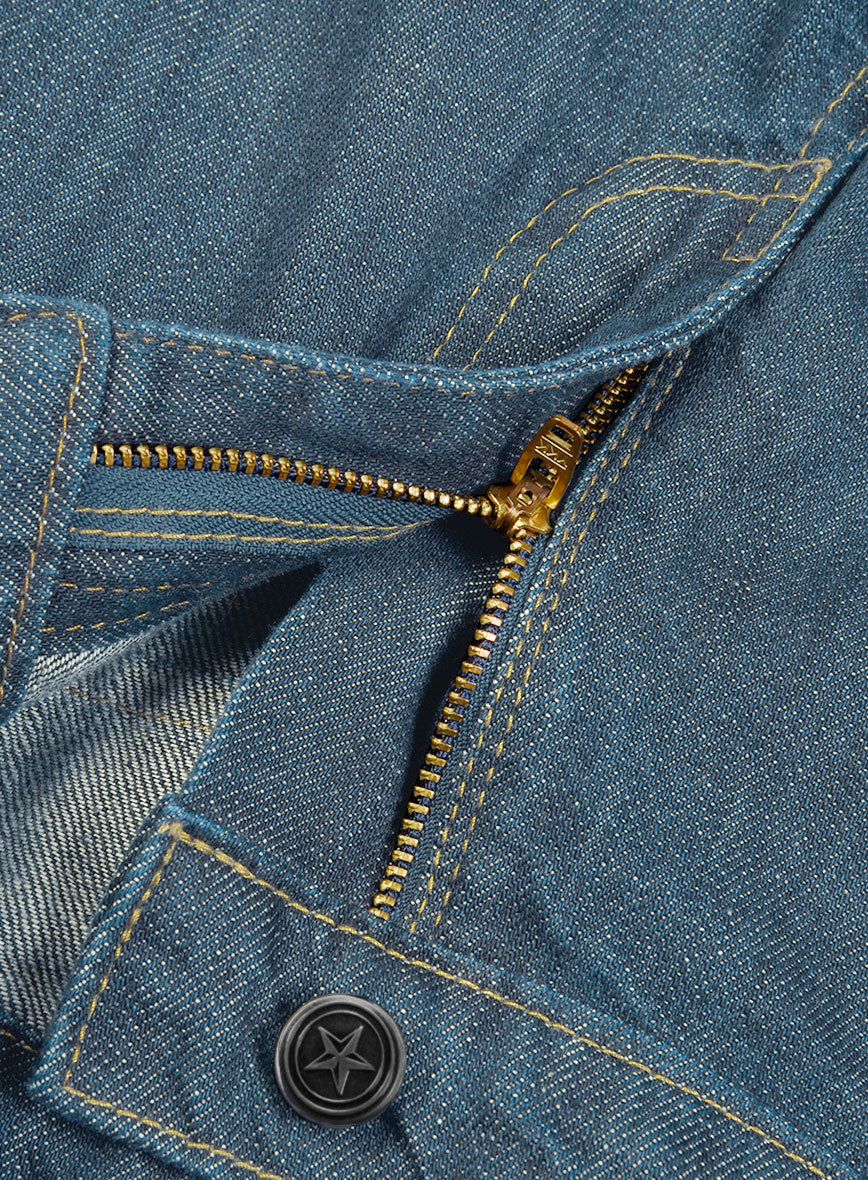 Mid Weight Light Blue Jeans - Image 5