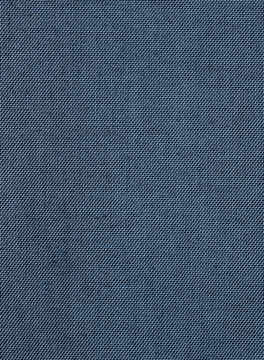 Midnight Microcheck Cotton Shirt - Image 5