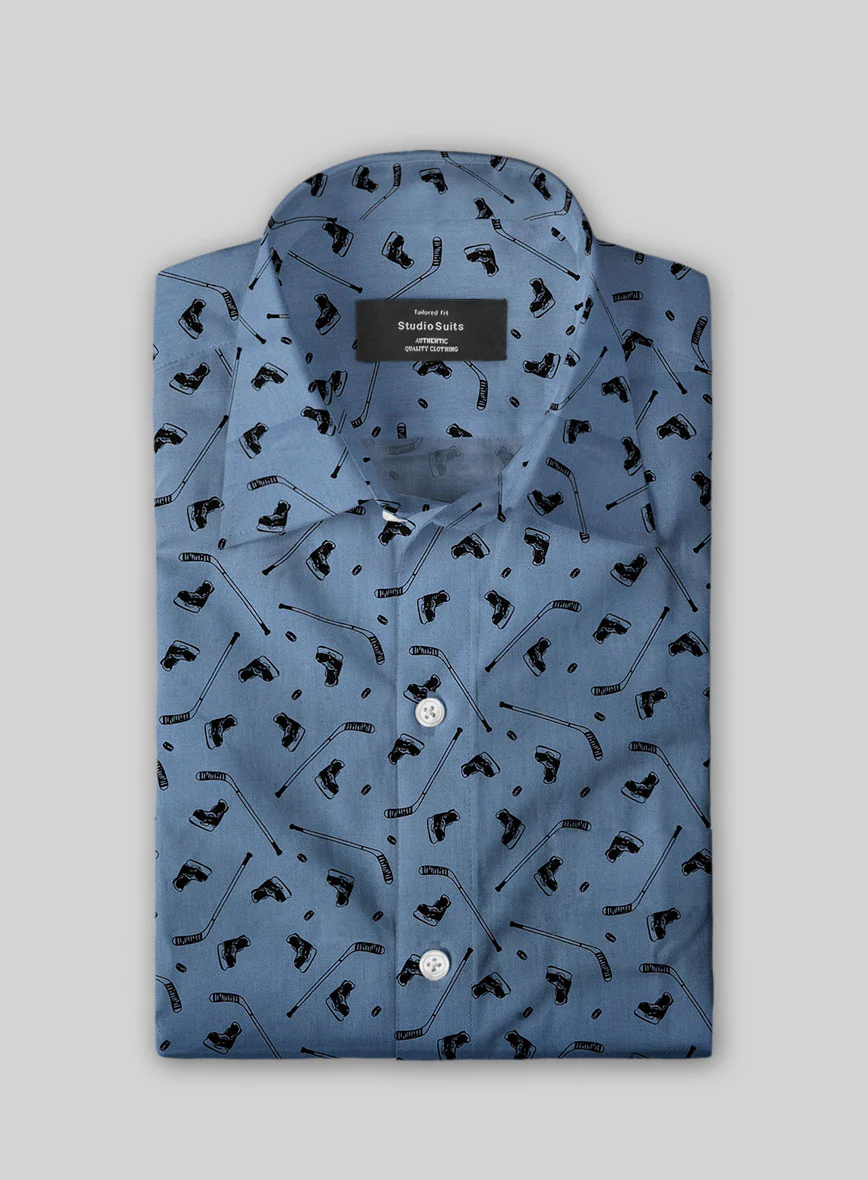 Midnight Rink Cotton Shirt - Image 2