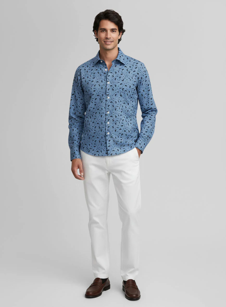 Midnight Rink Cotton Shirt - Image 4