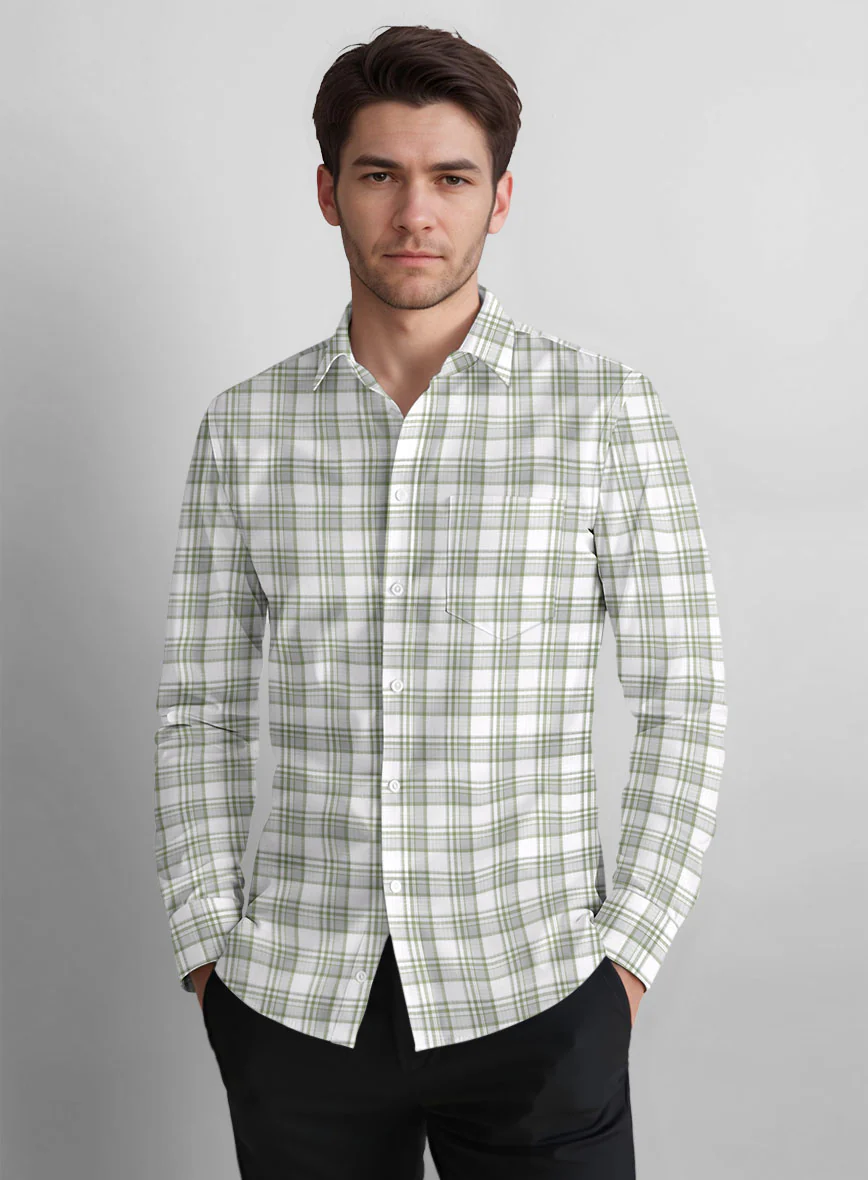 Mintfield Check Cotton Shirt - Image 2