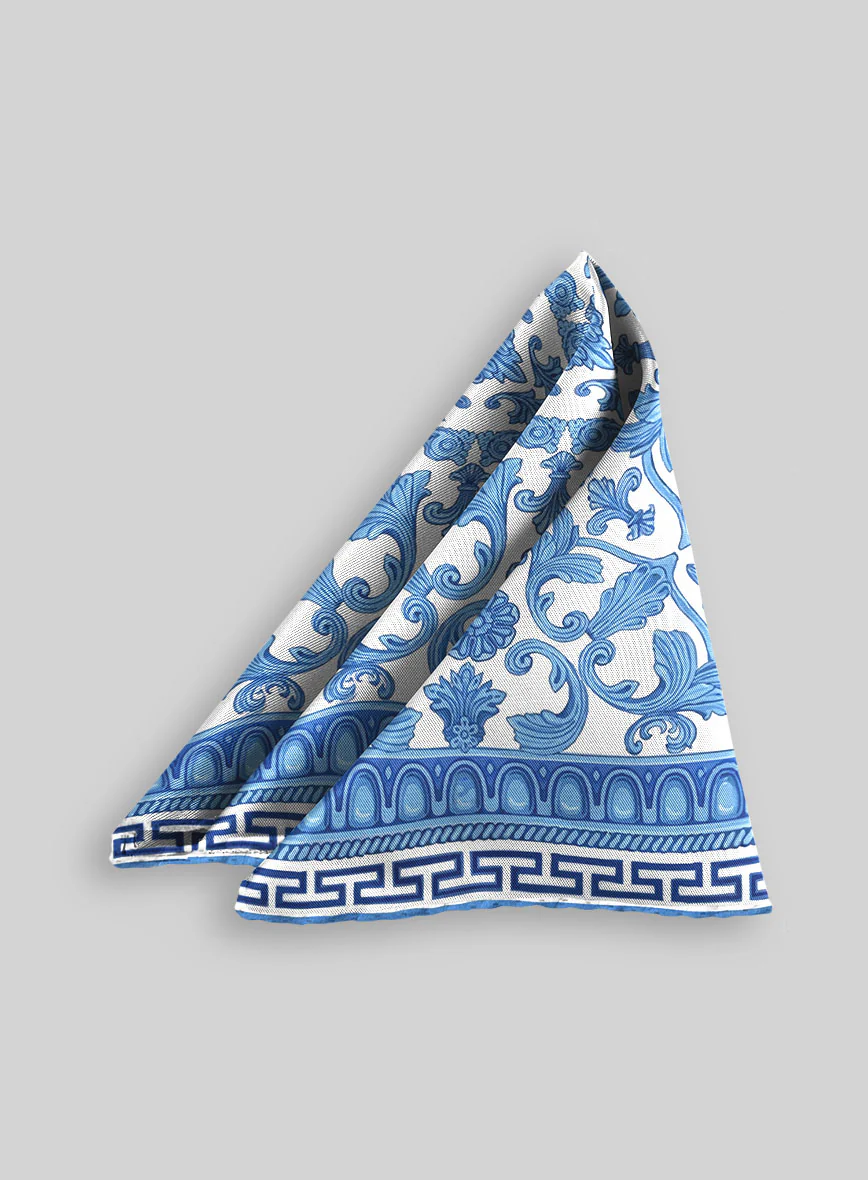 Miraggio Silk Pocket Square - Image 2