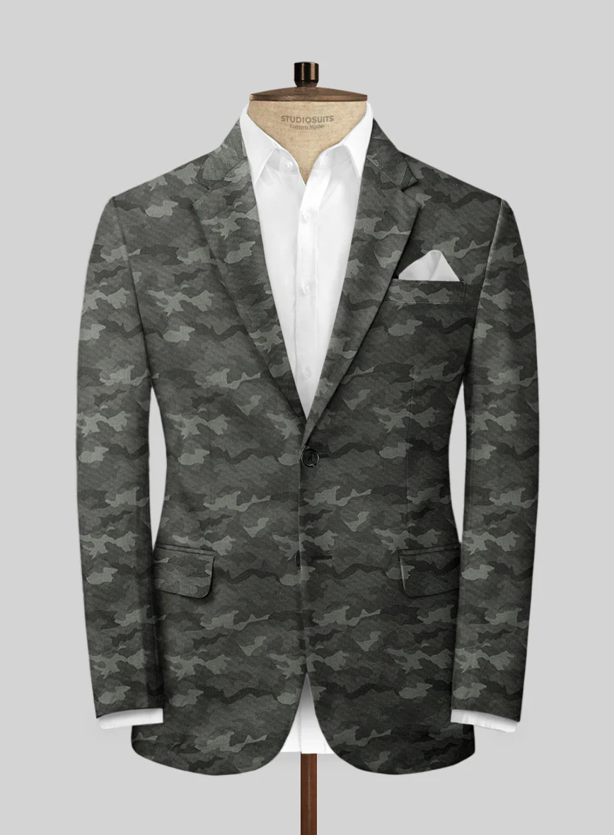 Modern Gray Camo Jacket - Image 2