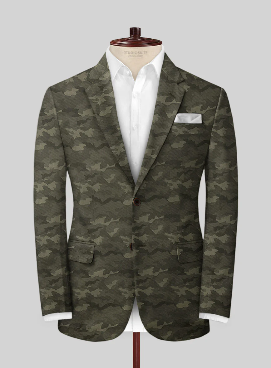 Modern Green Camo Jacket - Image 3