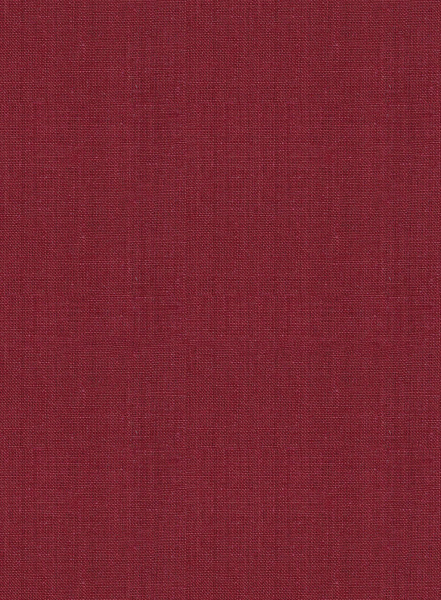Moscow Maroon Linen Pants - Image 3