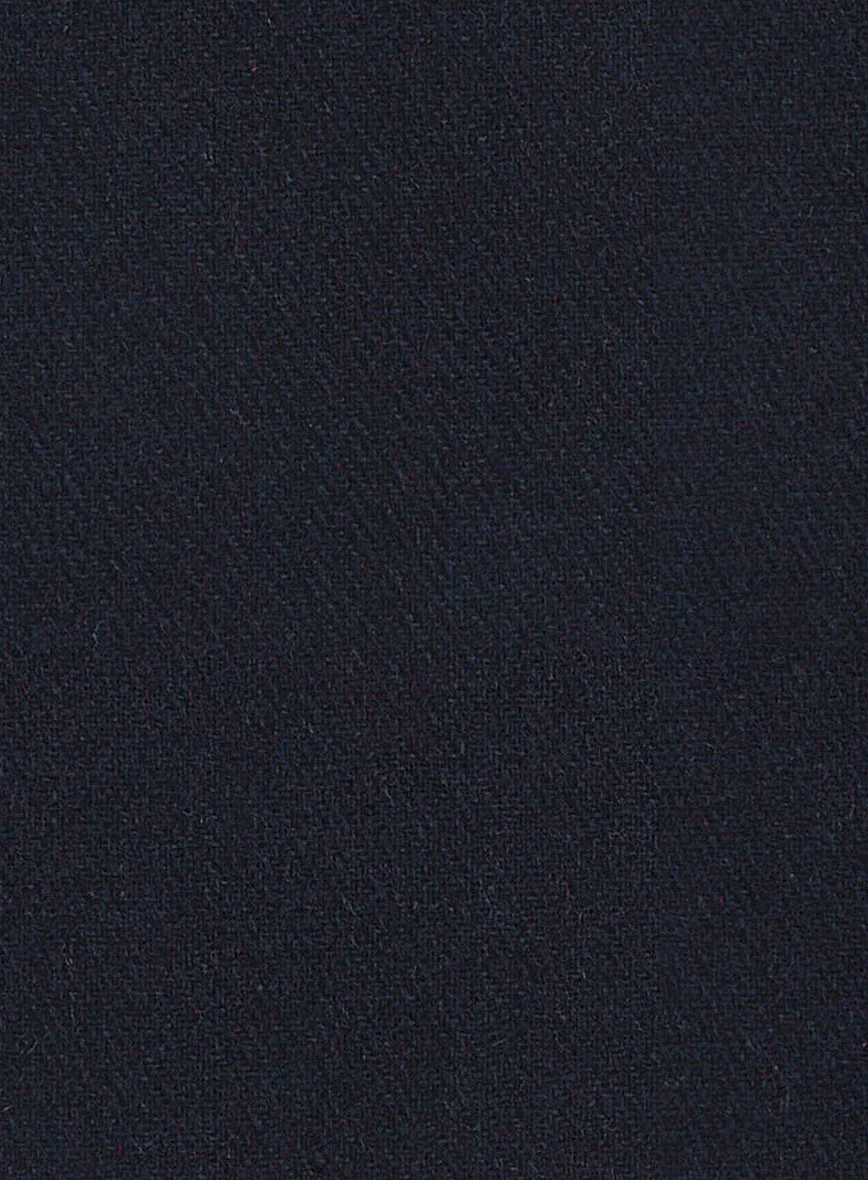 Musto Dark Violet Heavy Tweed Overcoat - Image 5