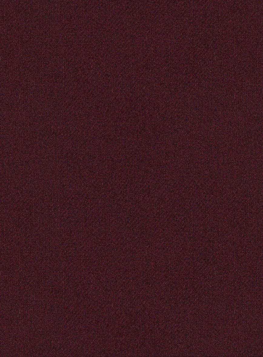 Musto Dark Wine Heavy Tweed Overcoat - Image 5