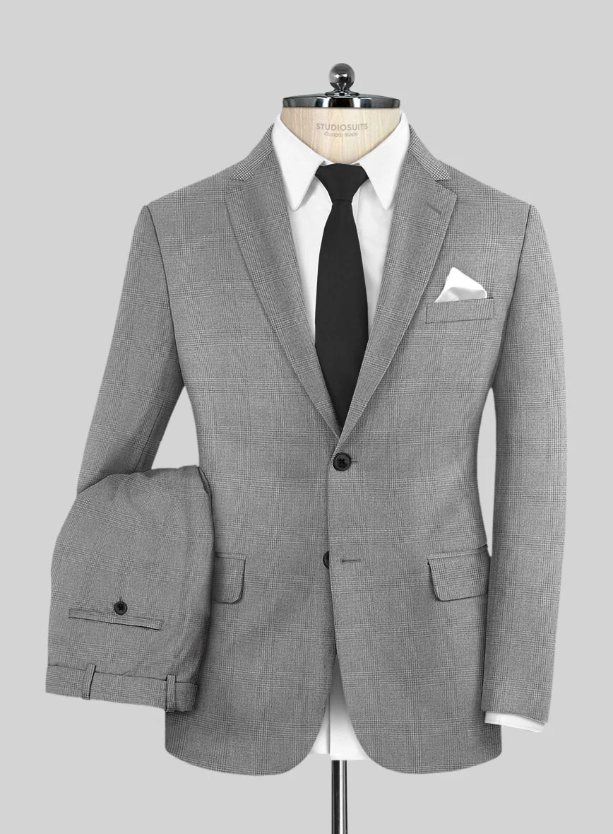 Muted Gray Glen Suit - Image 2