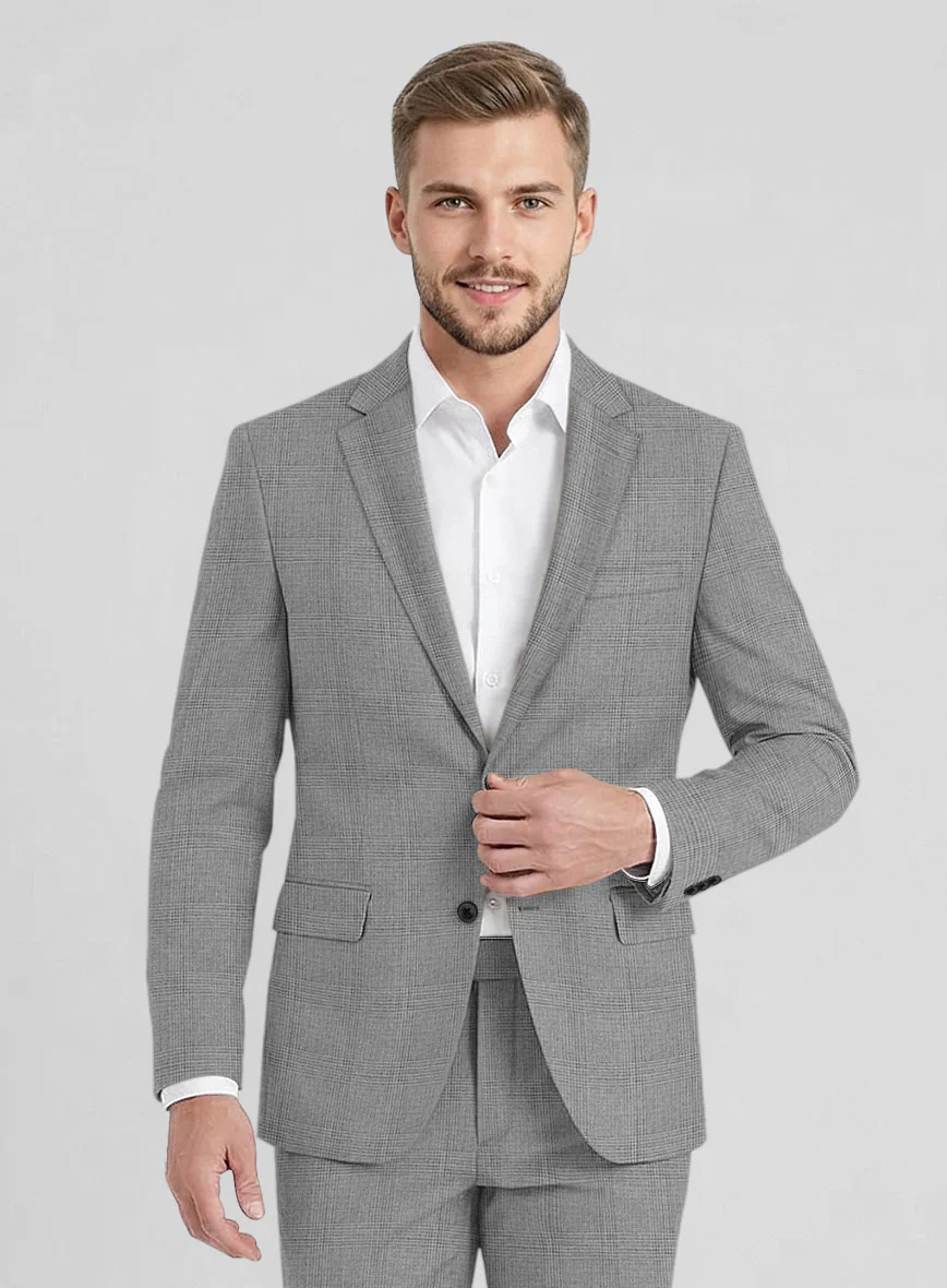 Muted Gray Glen Suit - Image 4