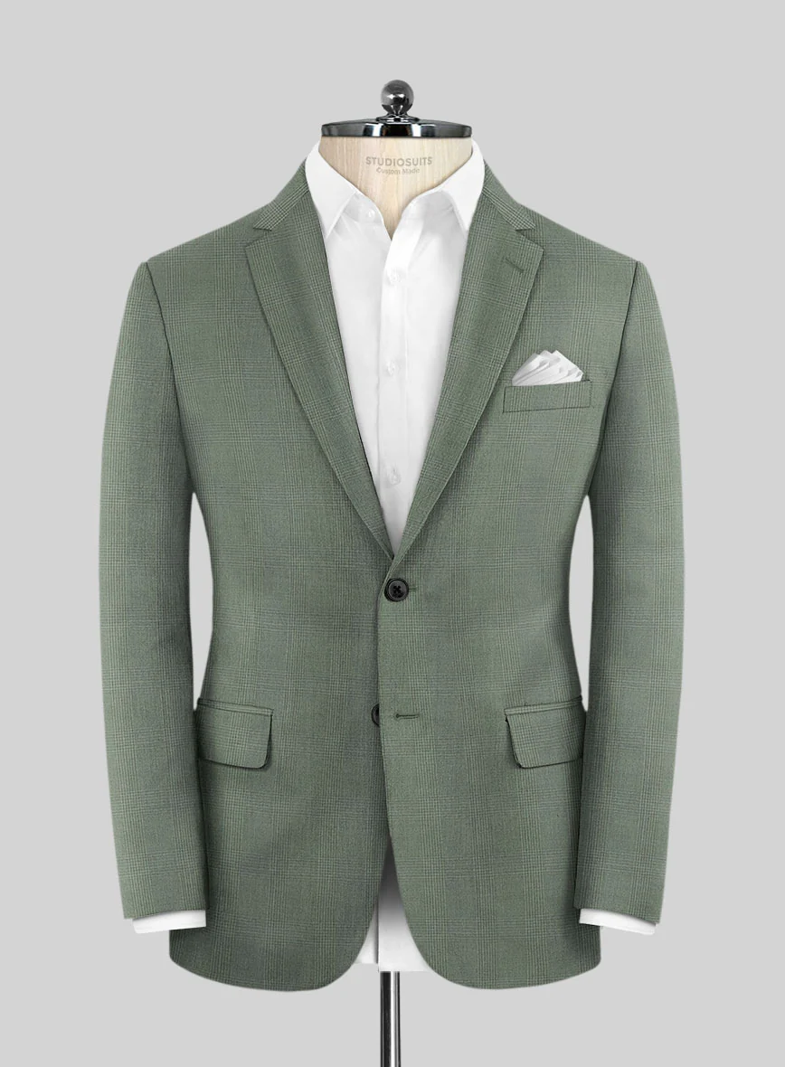 Muted Green Glen Suit - Image 3