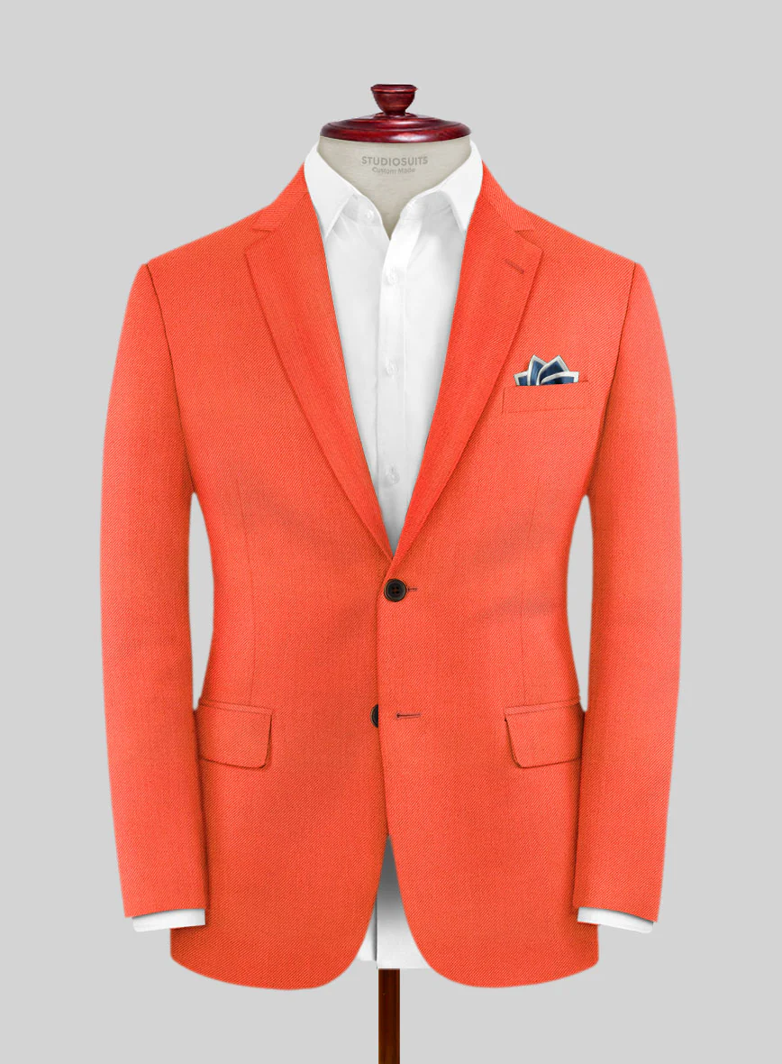 Muted Neon Orange Suit - Image 3