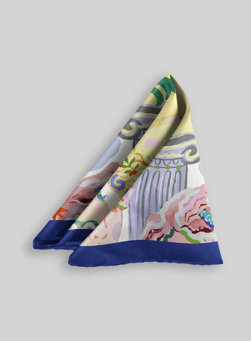 Mythos Silk Pocket Square - Image 2