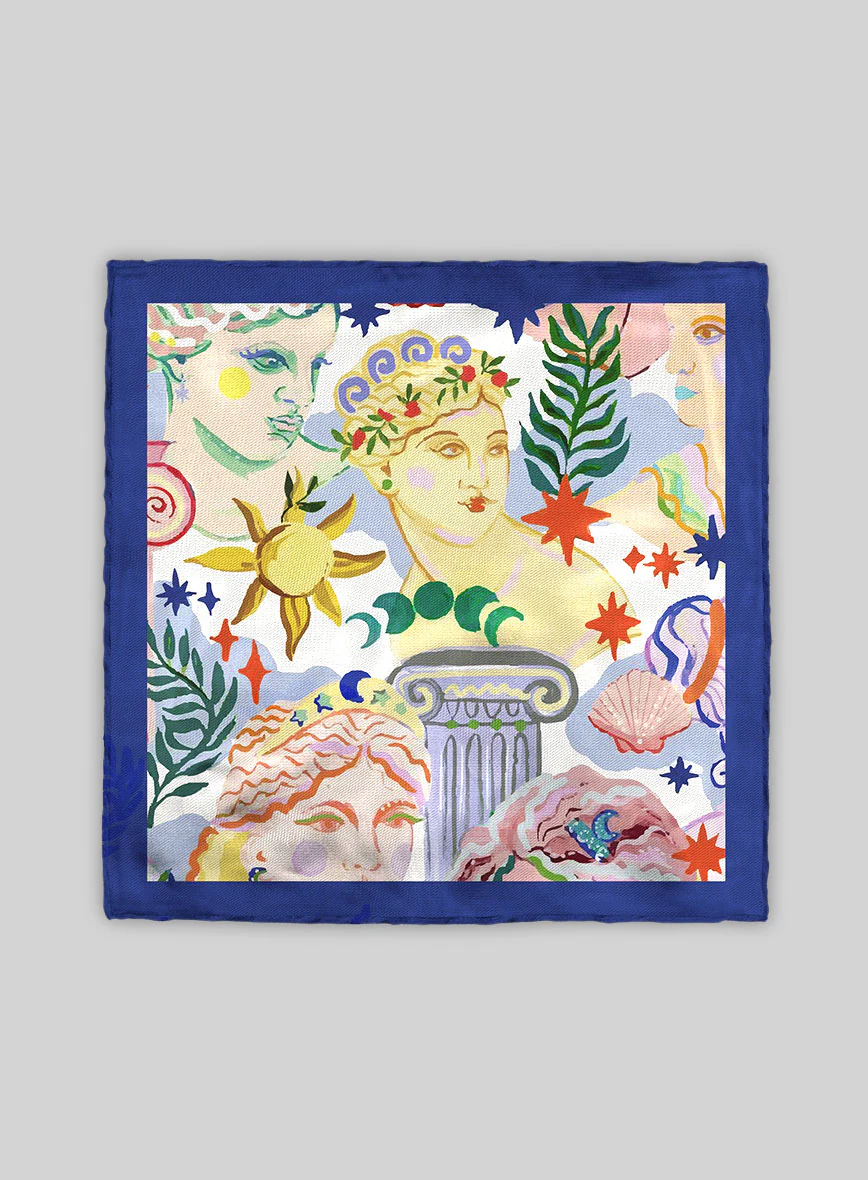 Mythos Silk Pocket Square - Image 3