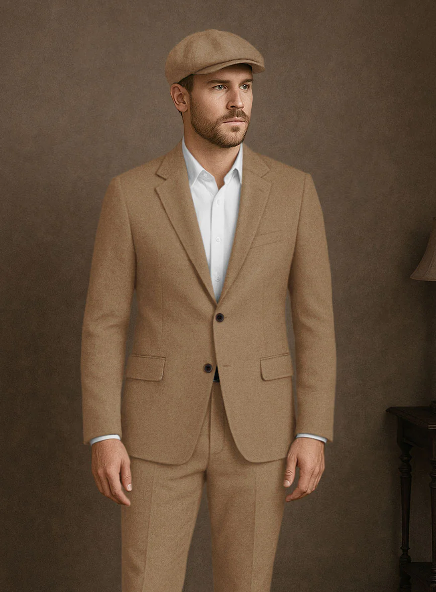 Naples Biscotti Tweed Suit - Image 3