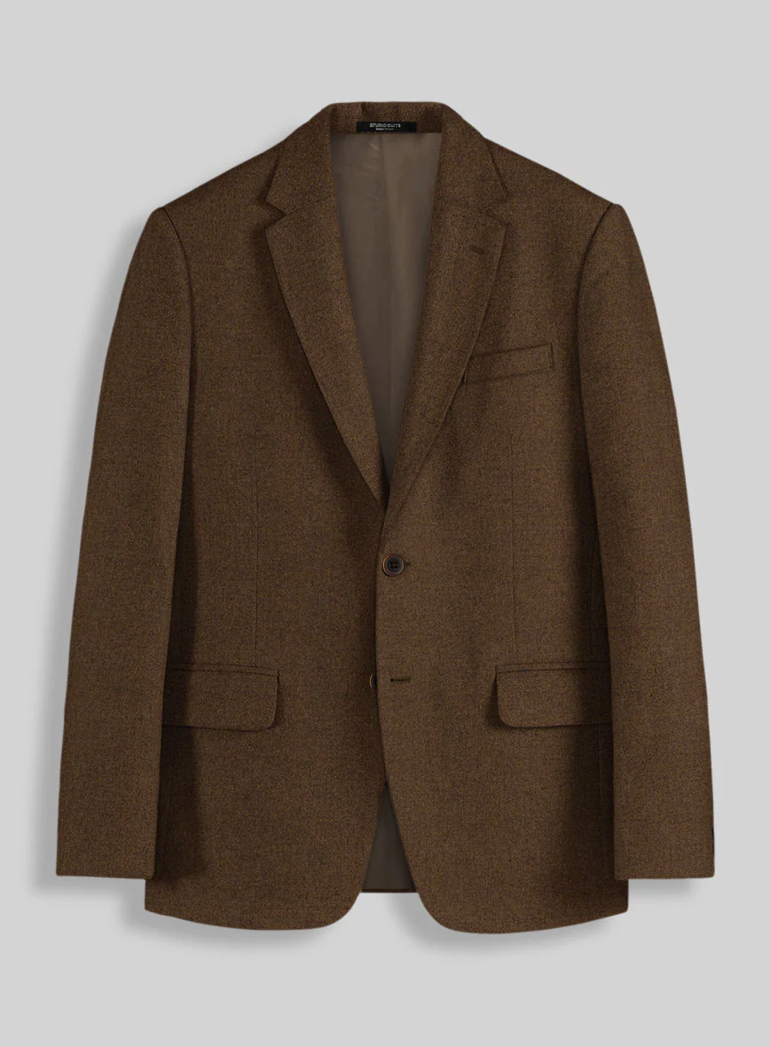Naples Caffe Brown Tweed Suit - Image 3