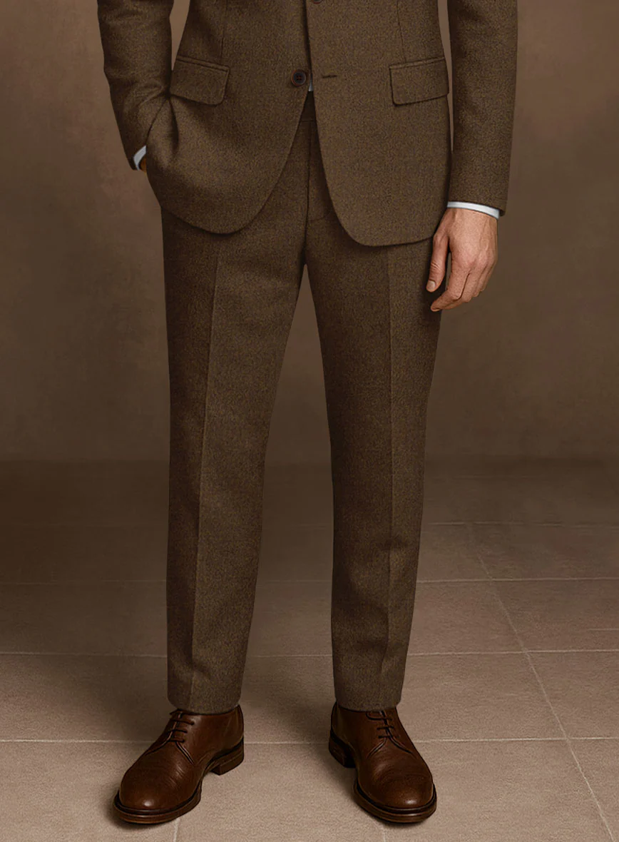 Naples Caffe Brown Tweed Suit - Image 8