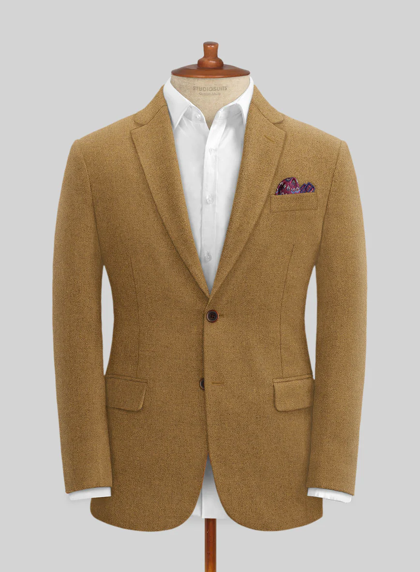 Naples Camel Tweed Jacket - Image 3
