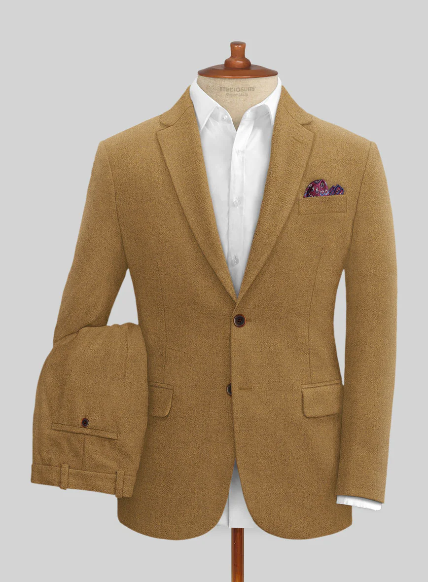 Naples Camel Tweed Suit - Image 2