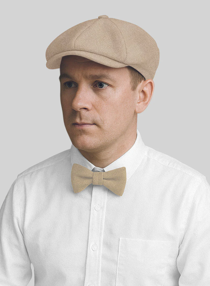 Naples Champagne Tweed Newsboy Cap - Image 2