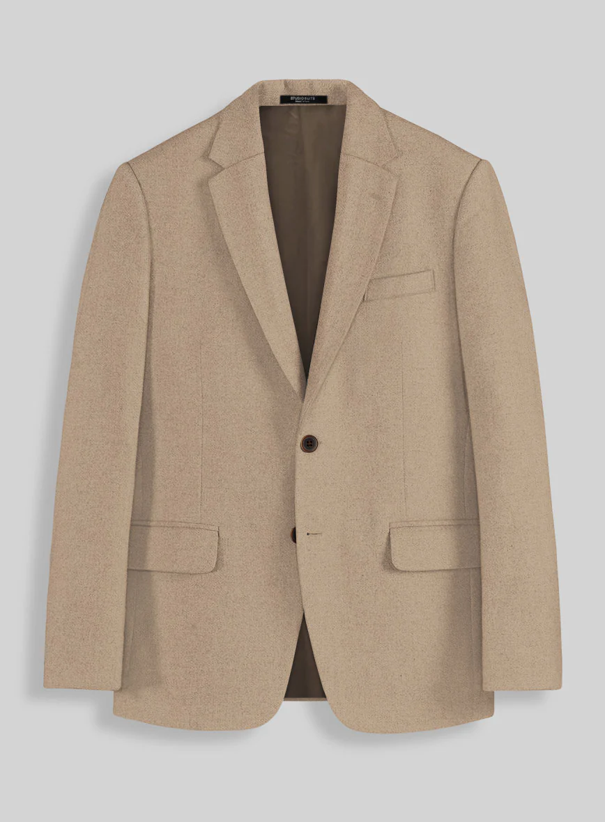 Naples Champagne Tweed Suit - Image 4