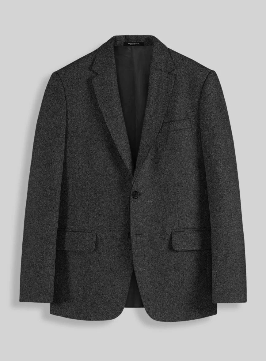 Naples Charcoal Tweed Suit - Image 2