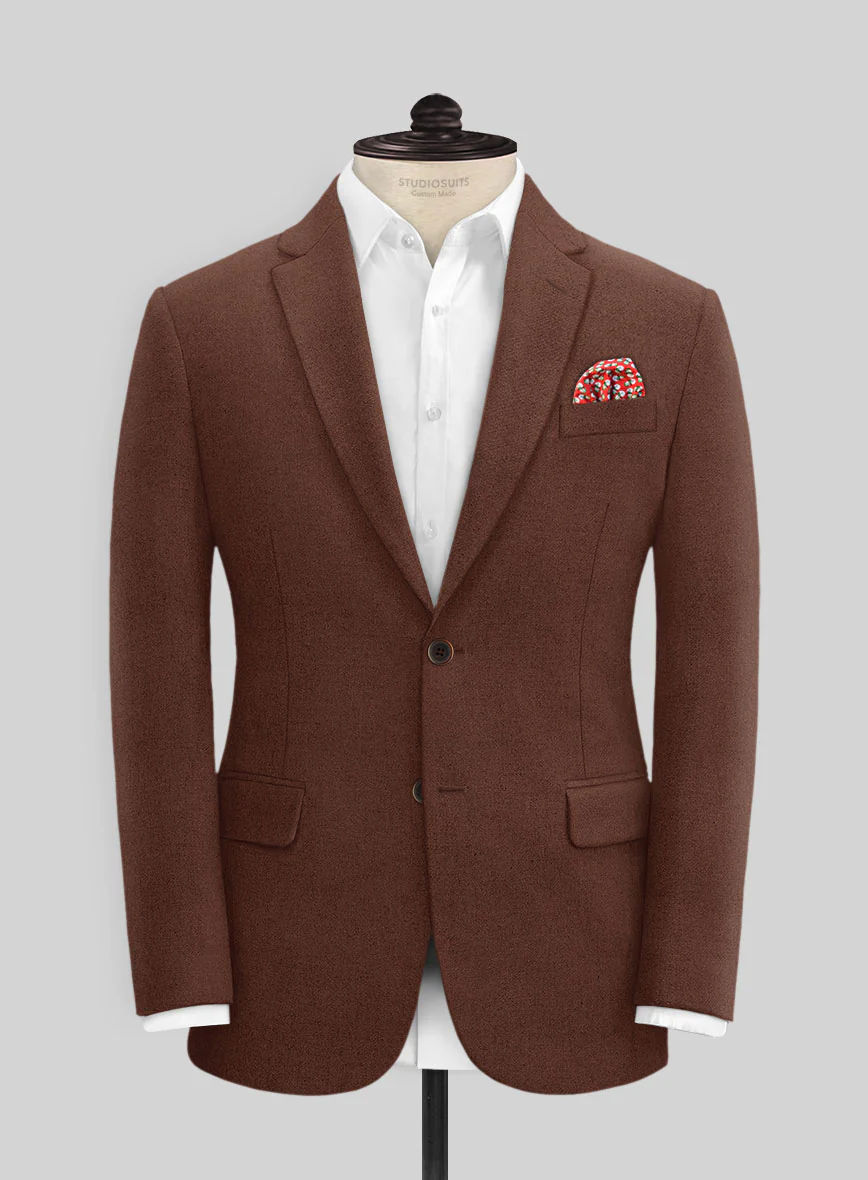 Naples Chestnut Tweed Suit - Image 4