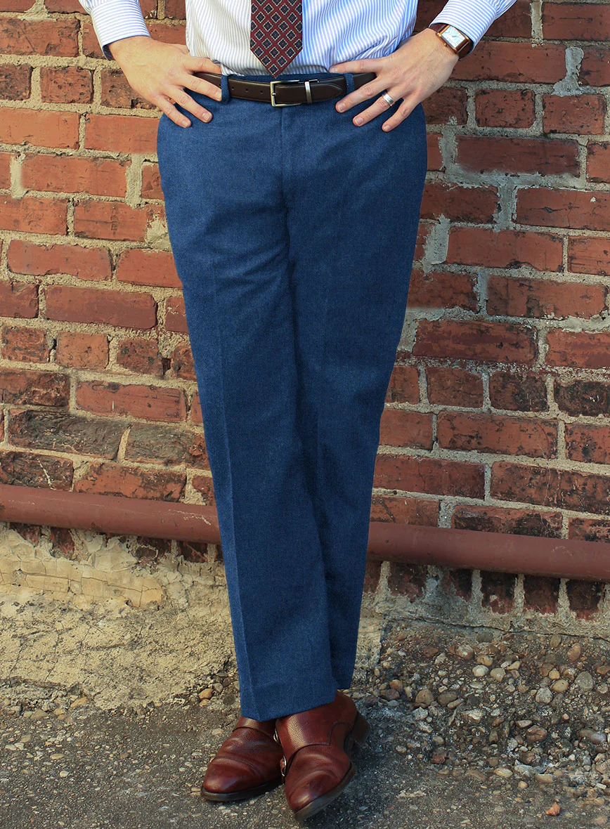 Naples Cobalt Blue Tweed Suit - Image 4