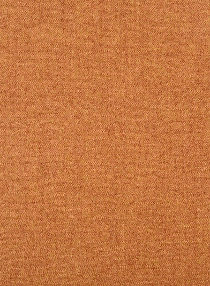 Naples Cocktail Orange Tweed Pea Coat - Image 3