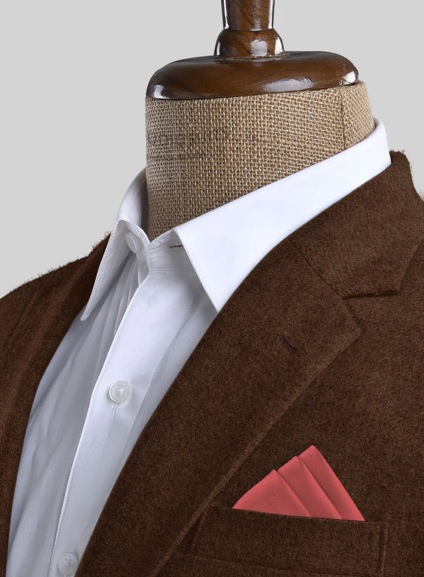 Naples Coffee Brown Tweed Suit - Image 4