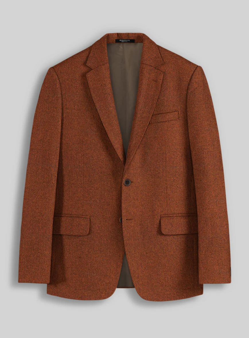 Naples Cosmic Tan Tweed Suit - Image 4