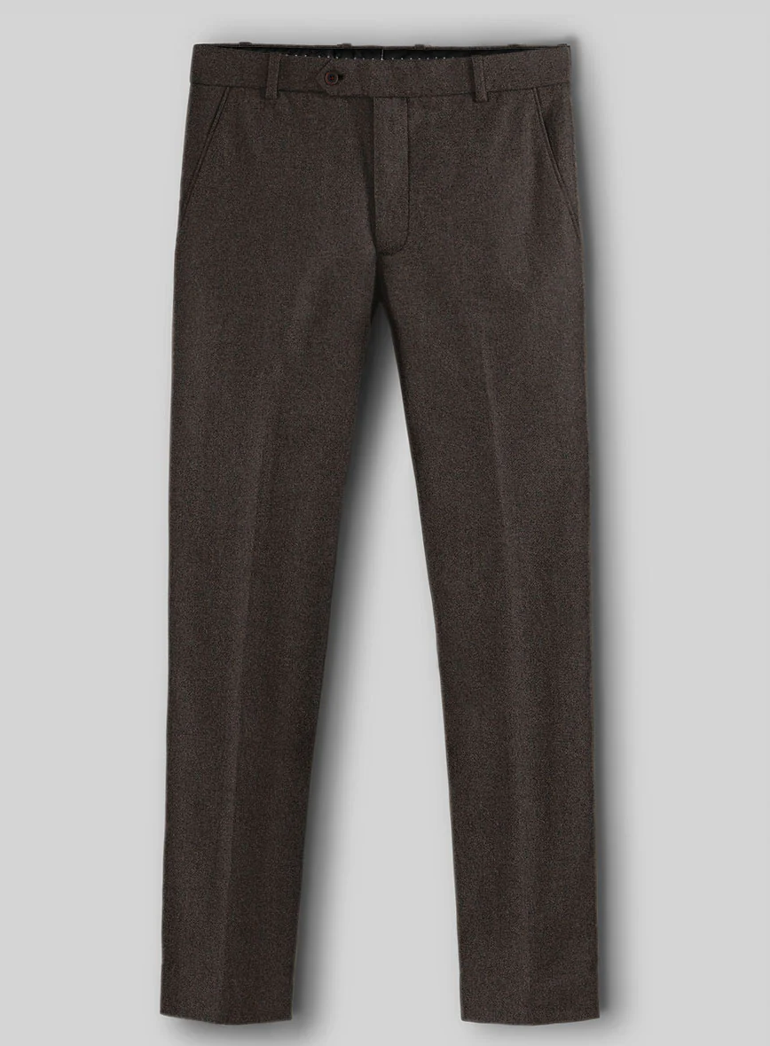 Naples Dark Brown Tweed Suit - Image 6