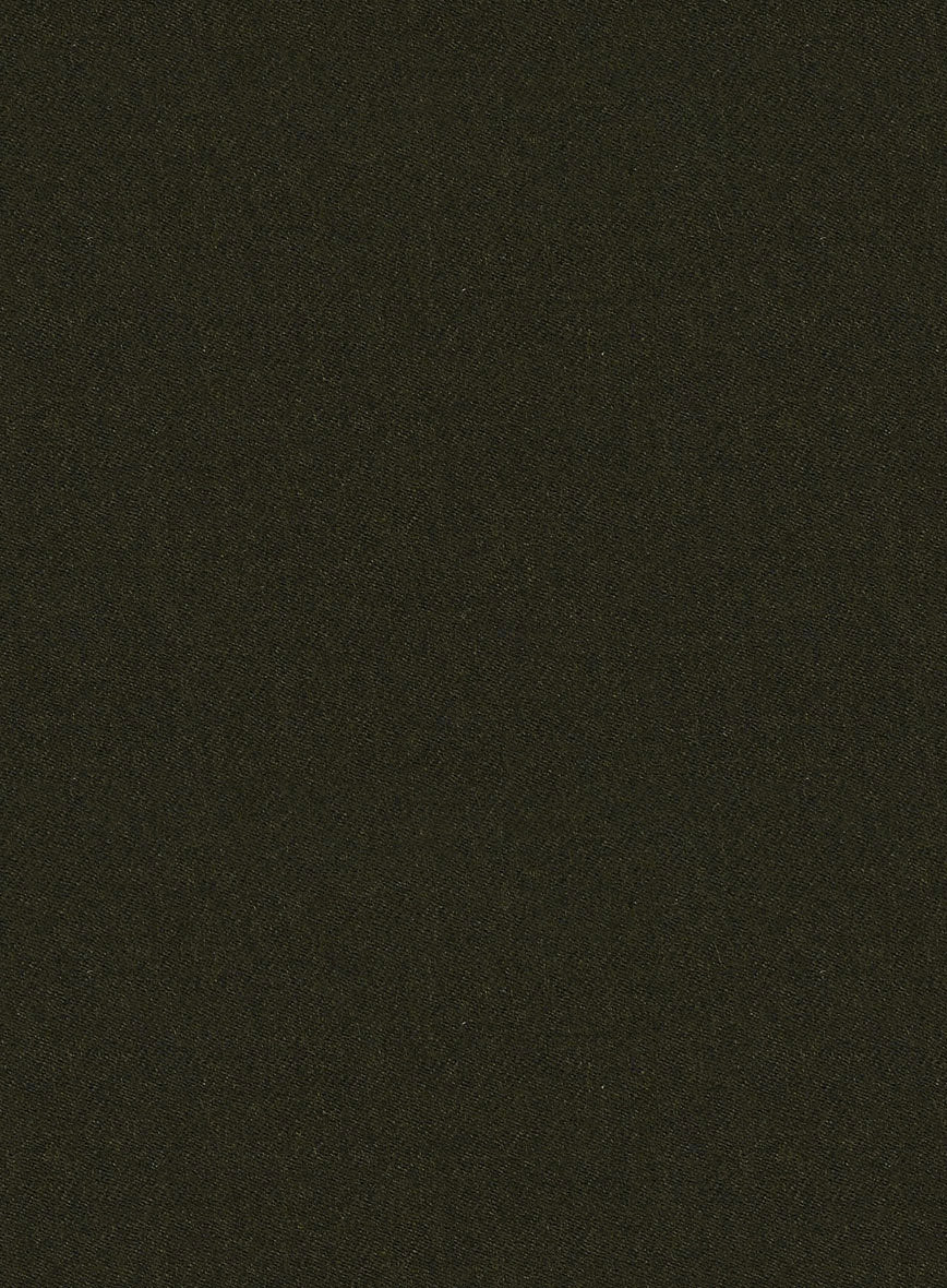Naples Dark Green Tweed Pants - Image 3