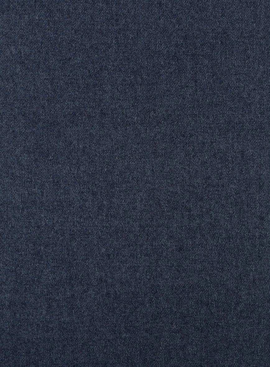 Naples Dark Indigo Tweed Pea Coat - Image 3