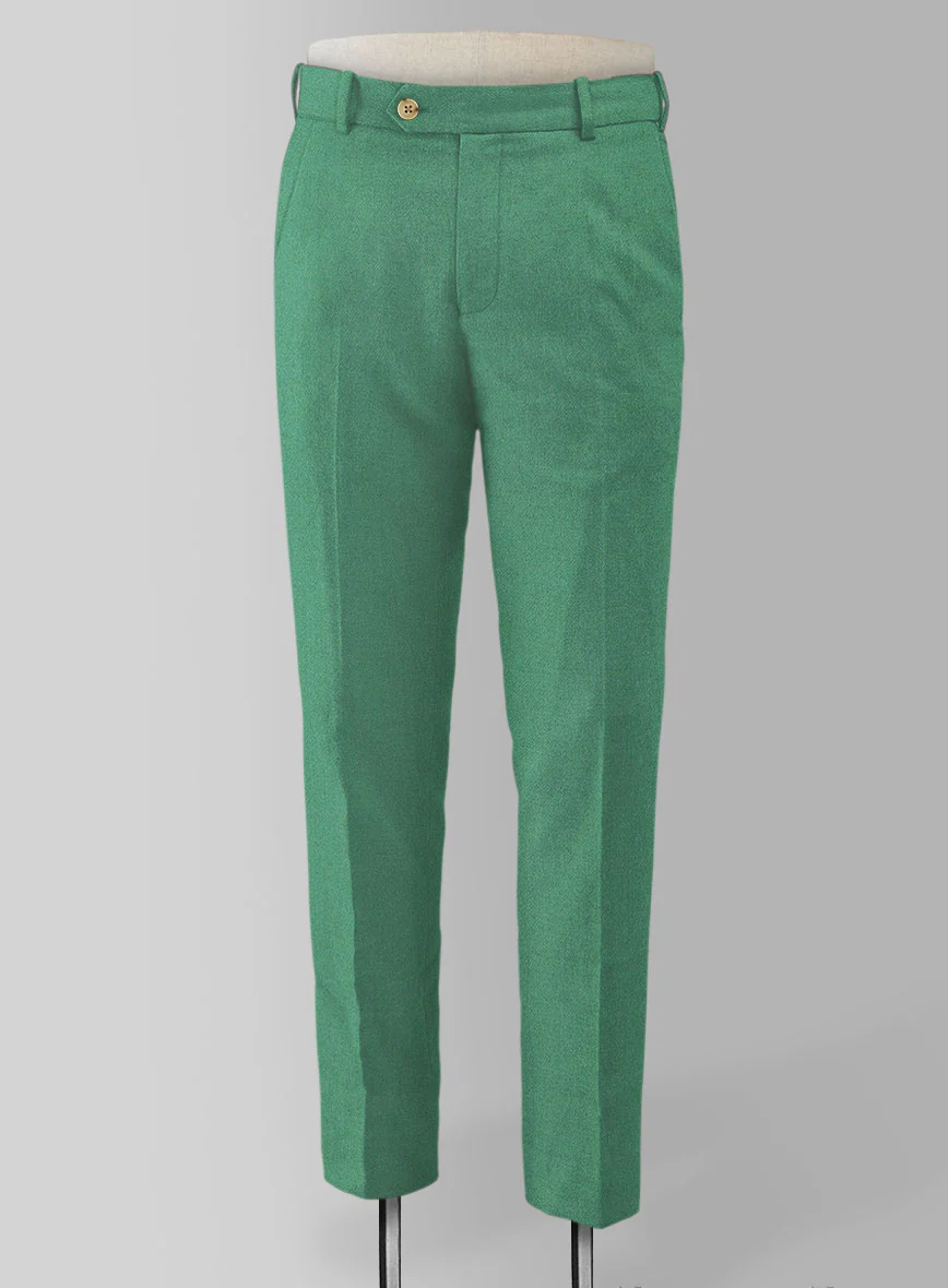 Naples Derby Green Tweed Pants - Image 2