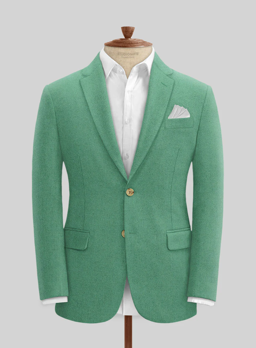 Naples Derby Green Tweed Suit - Image 3