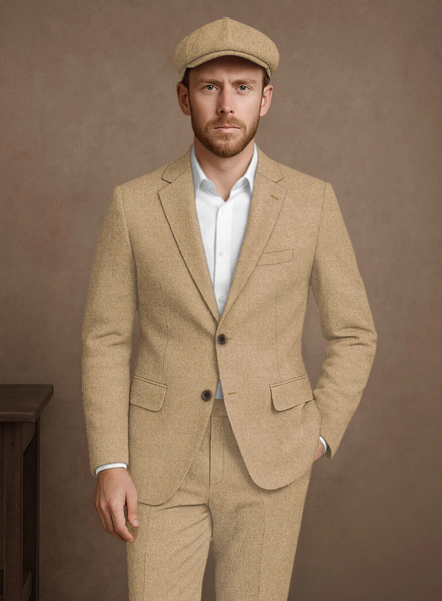 Naples Desert Haze Tweed Suit - Image 3