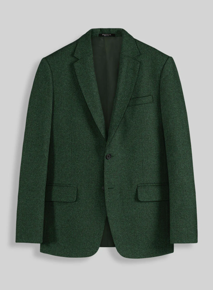 Naples Emerald Green Tweed Suit - Image 3