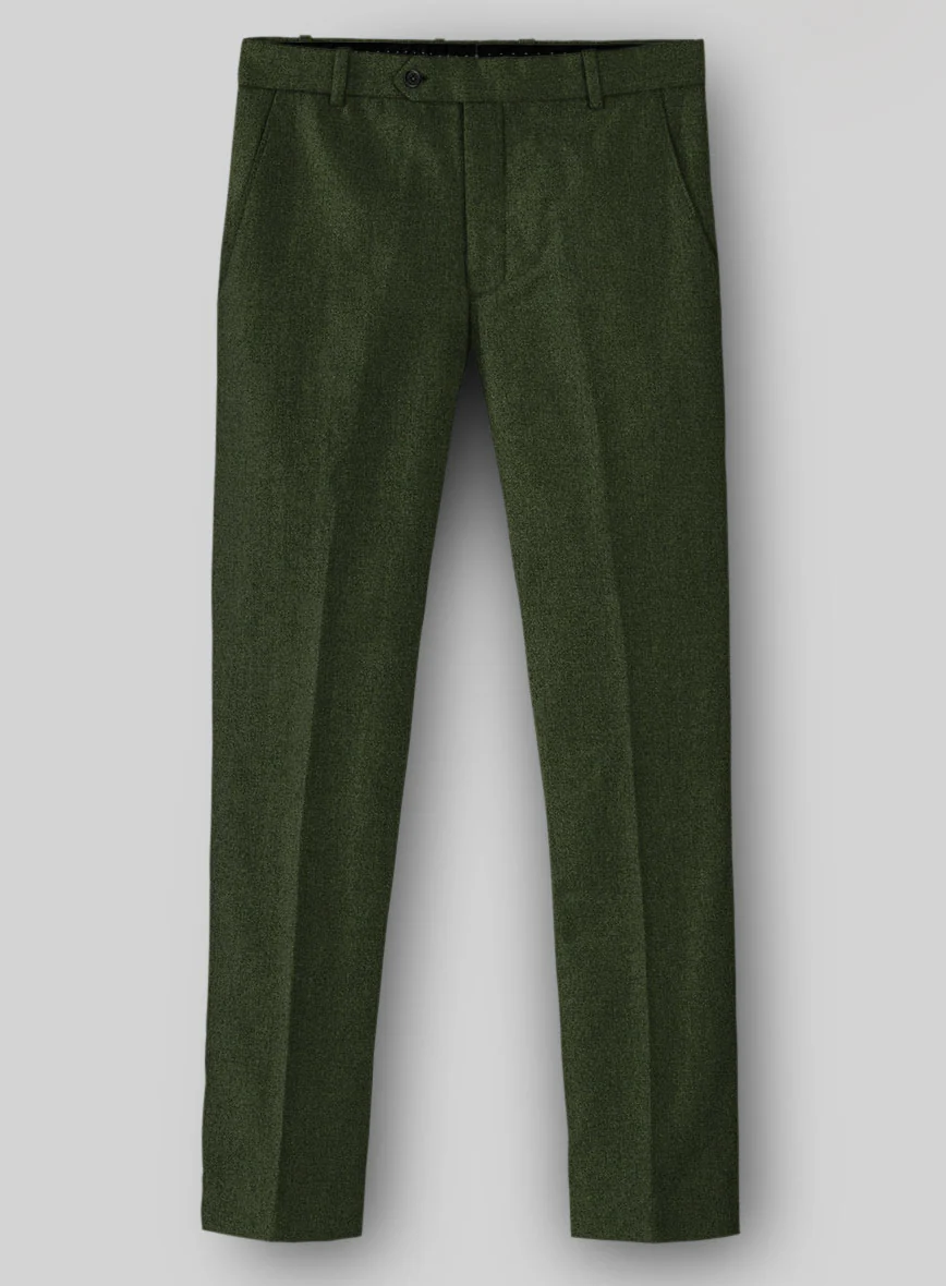 Naples Forest Green Tweed Suit - Image 5