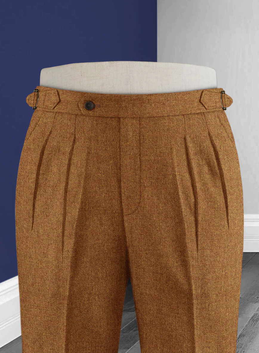 Naples Gold Castle Highland Tweed Trousers - Image 3