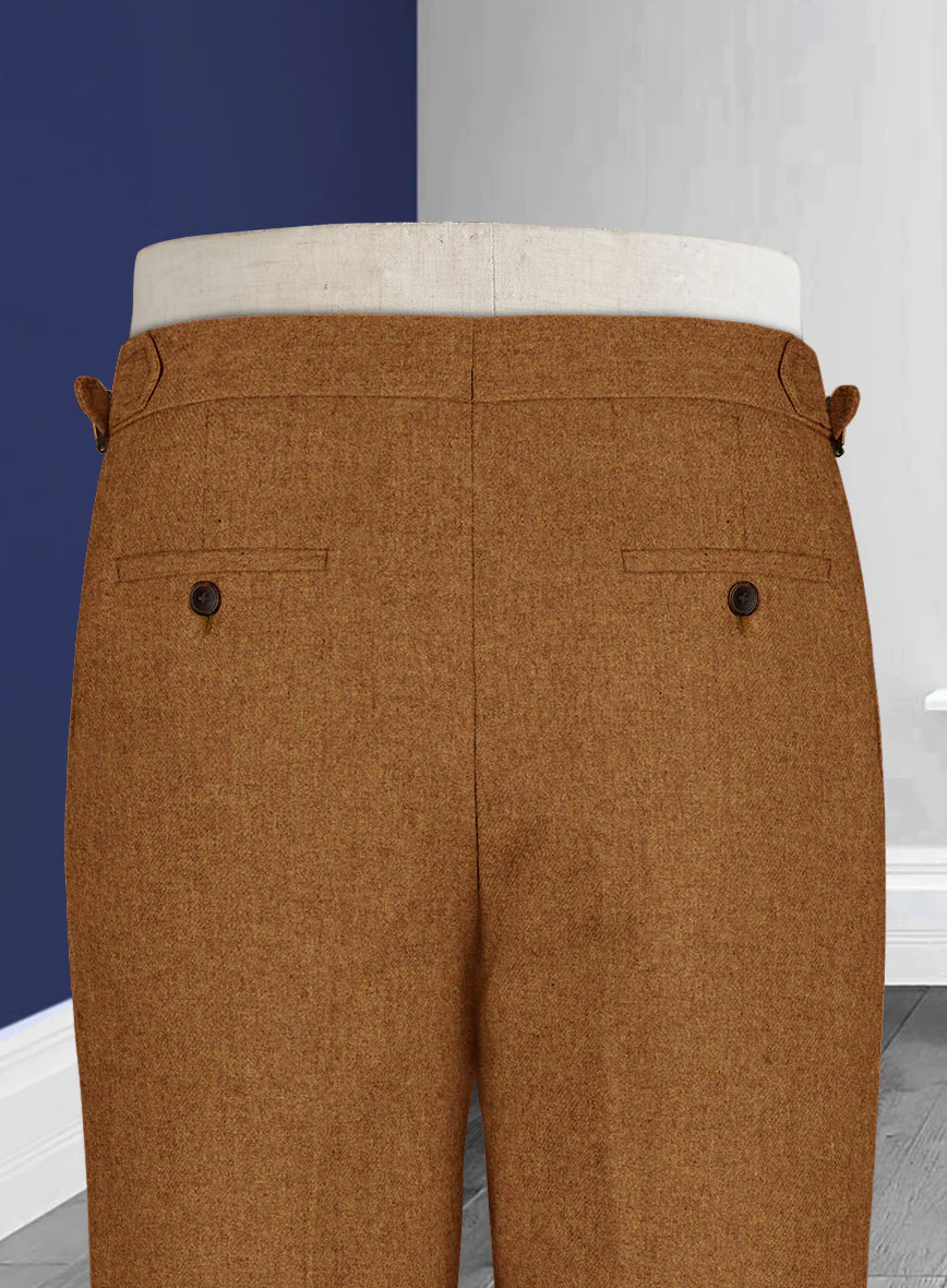 Naples Gold Castle Highland Tweed Trousers - Image 4