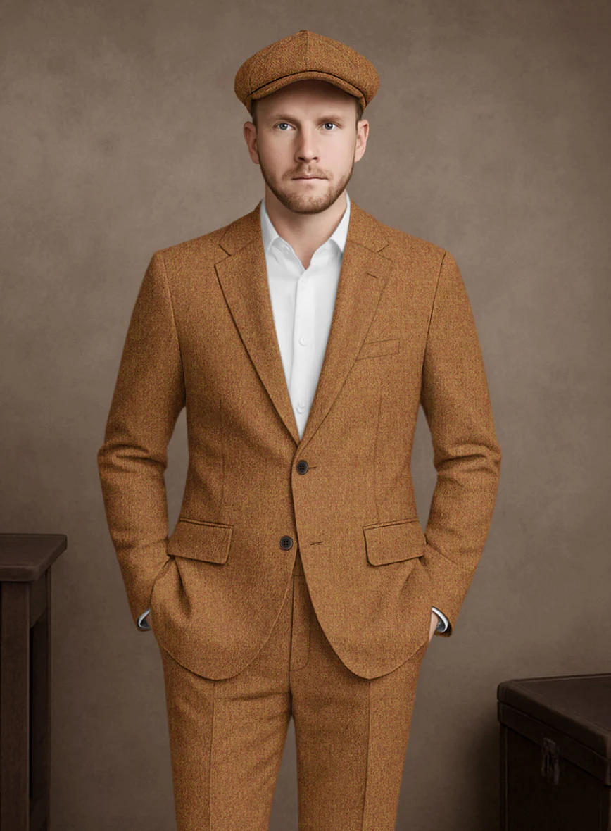 Naples Gold Castle Tweed Jacket - Image 2