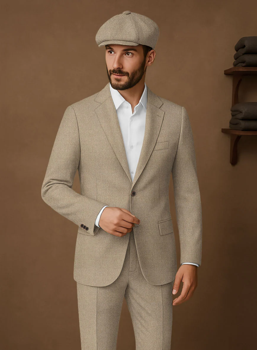 Naples Gondola Beige Tweed Jacket - Image 2