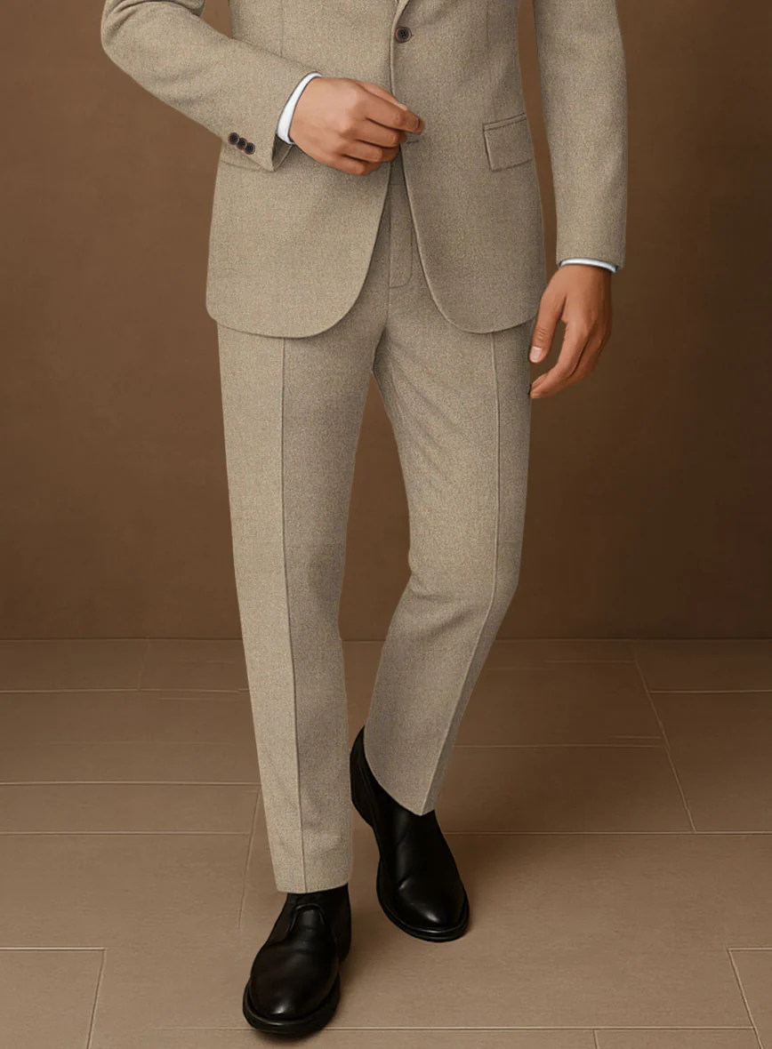 Naples Gondola Beige Tweed Suit - Image 6