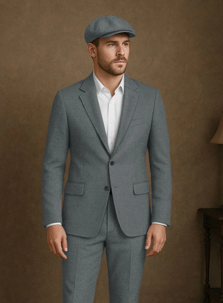 Naples Gray Tweed Jacket - Image 2