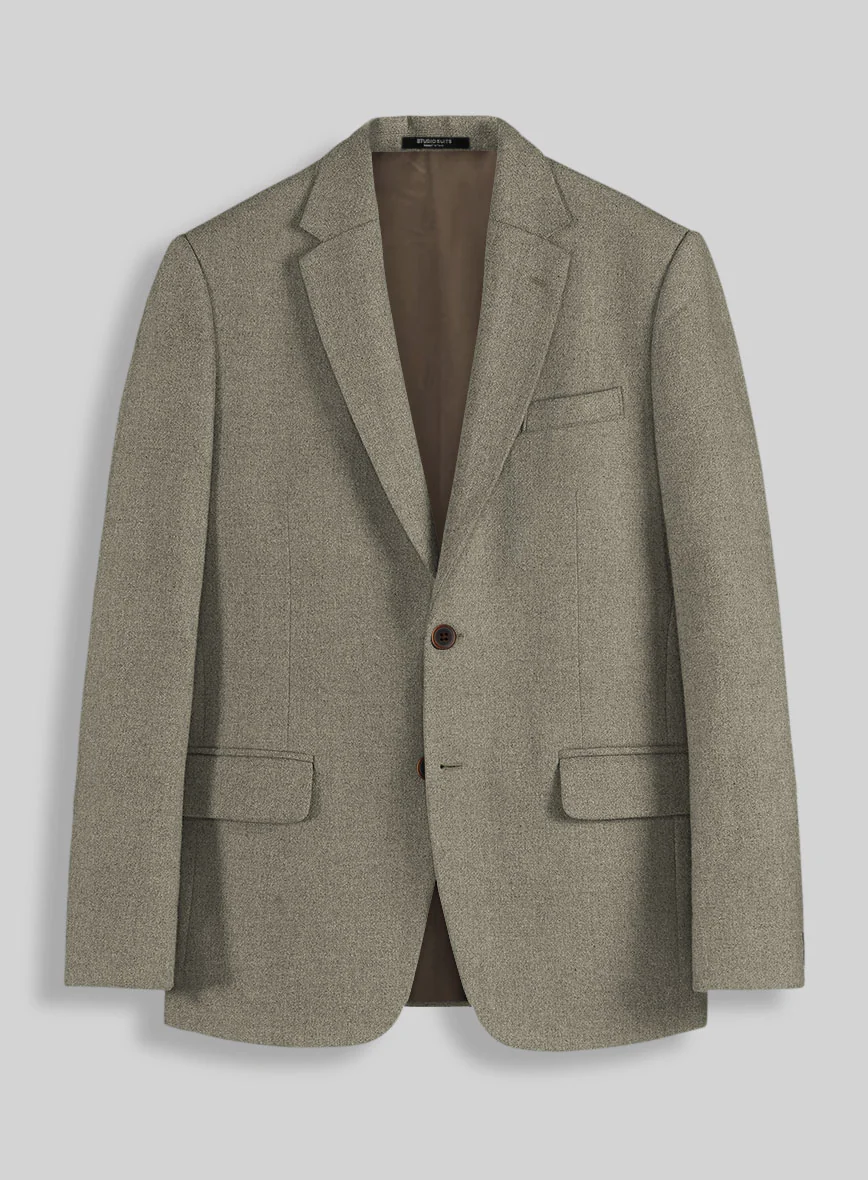 Naples Greige Tweed Suit - Image 2