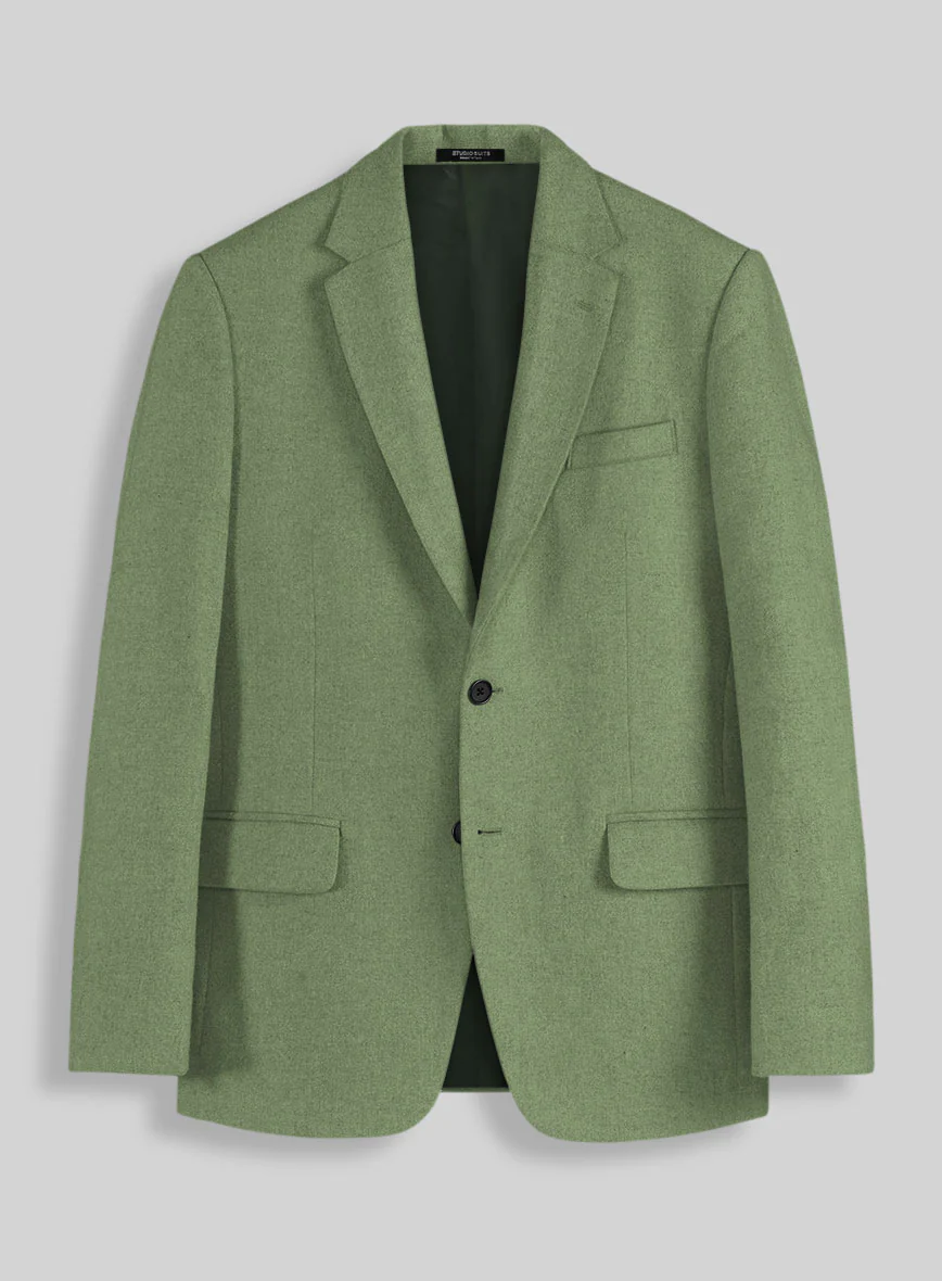 Naples Honeydew Green Tweed Suit - Image 4