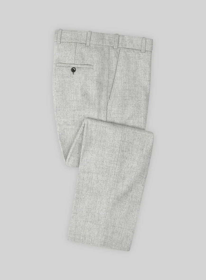 Naples Ice Gray Tweed Suit - Image 8