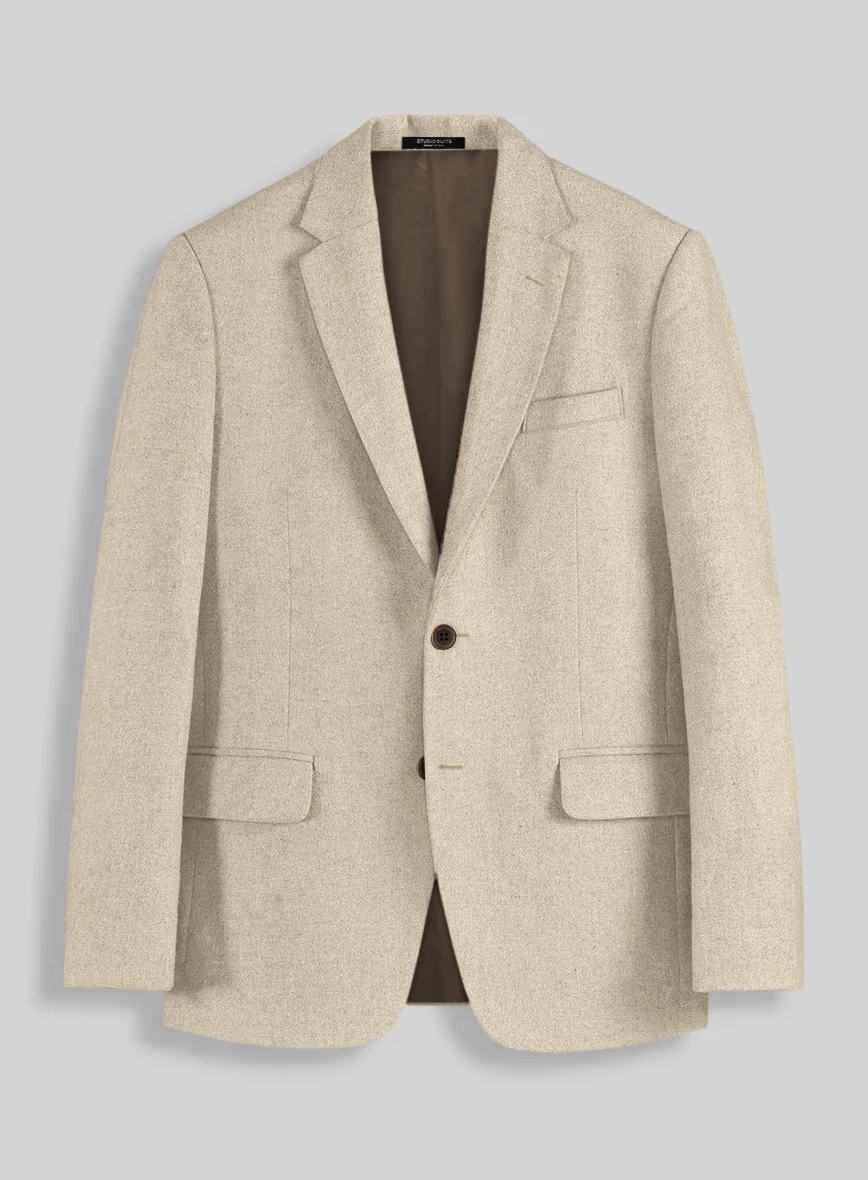 Naples Latte Tweed Suit - Image 3