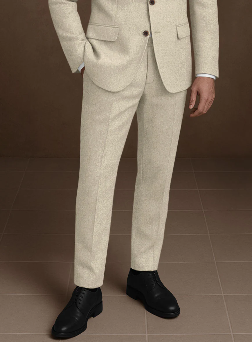 Naples Latte Tweed Suit - Image 7