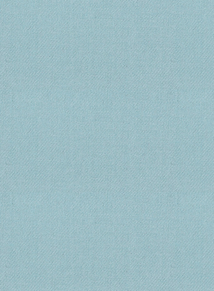 Naples Light Blue Tweed Newsboy Cap - Image 4